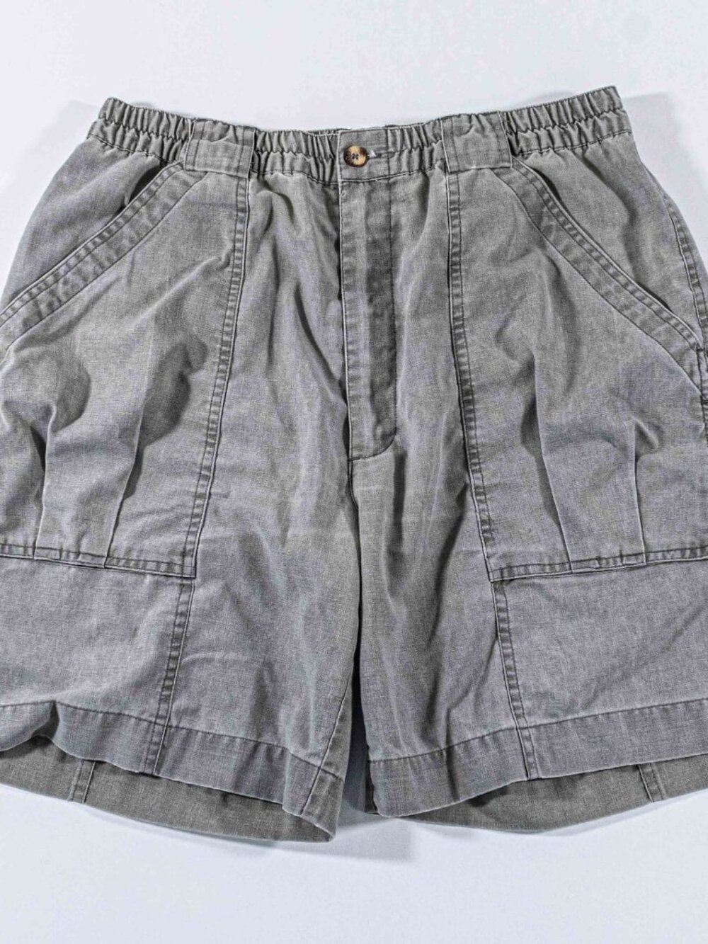 Vintage Bugle Boy Hiking Shorts 31 Sun Faded Canvas Gorpcore 90s Outdoor